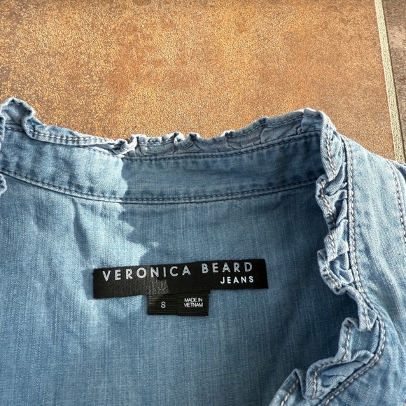 Veronica beard Tennille ruffled blouse - Picture 3 of 5